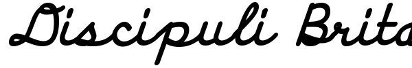 Discipuli Britannica font preview
